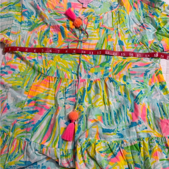 Lilly Pulitzer Multicolor Tropical Print Top - Picture 8 of 9